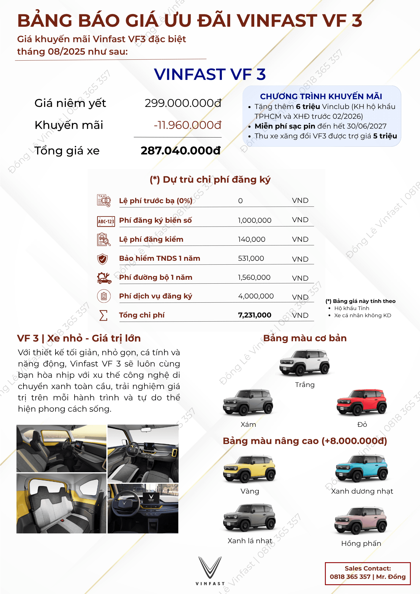 Vinfast VF3 - Vinfast Đồng Nai - Vinfast Đồng Nai giá lăn bánh VF3 8/2025